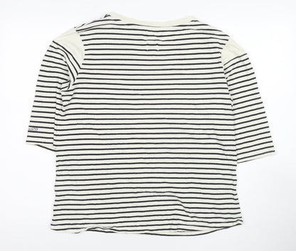 Womens UK Size 12 Superdry White Basic T-Shirt