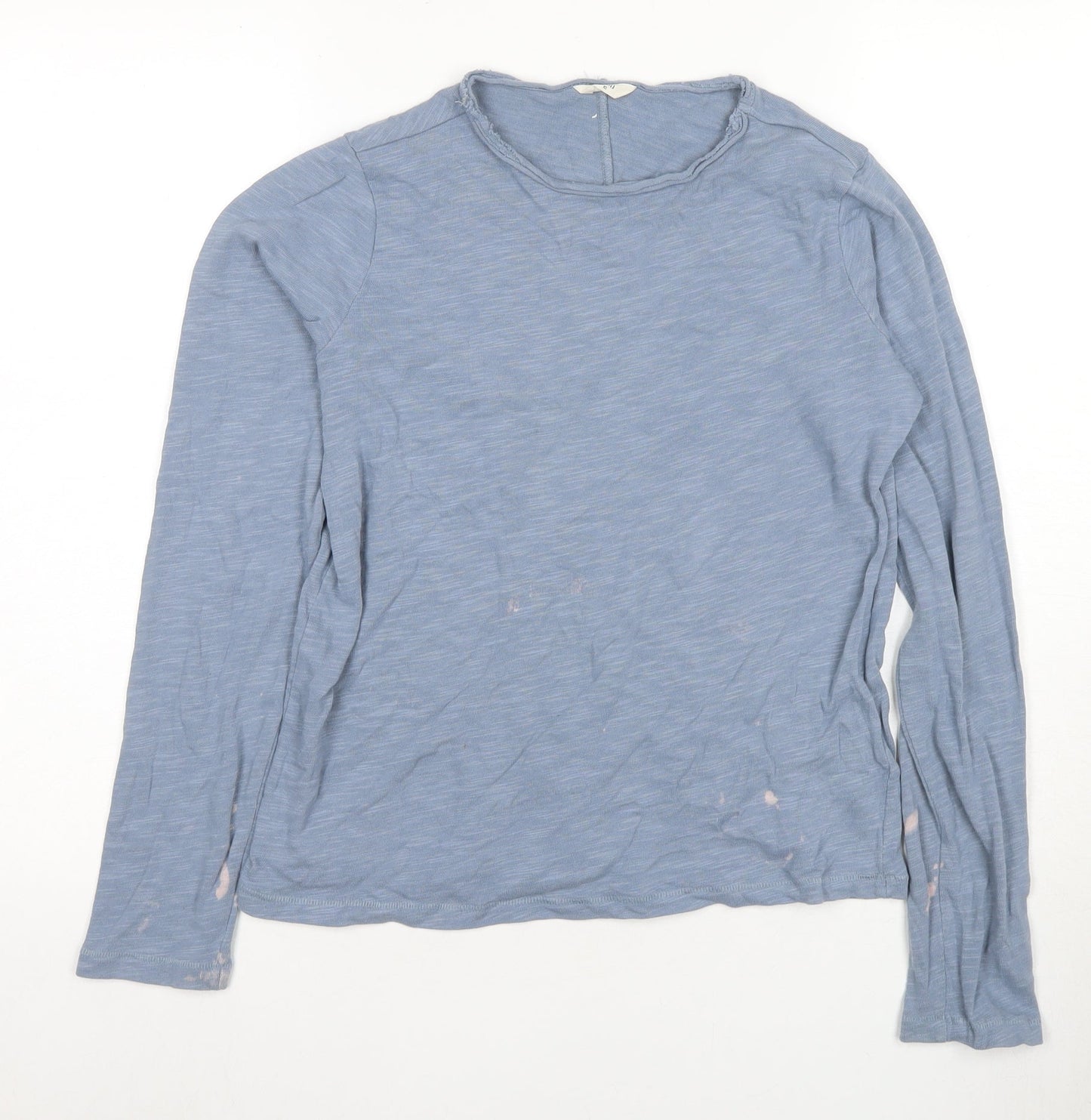 hush Women's Blue XS Long Sleeve Crew Neck Top