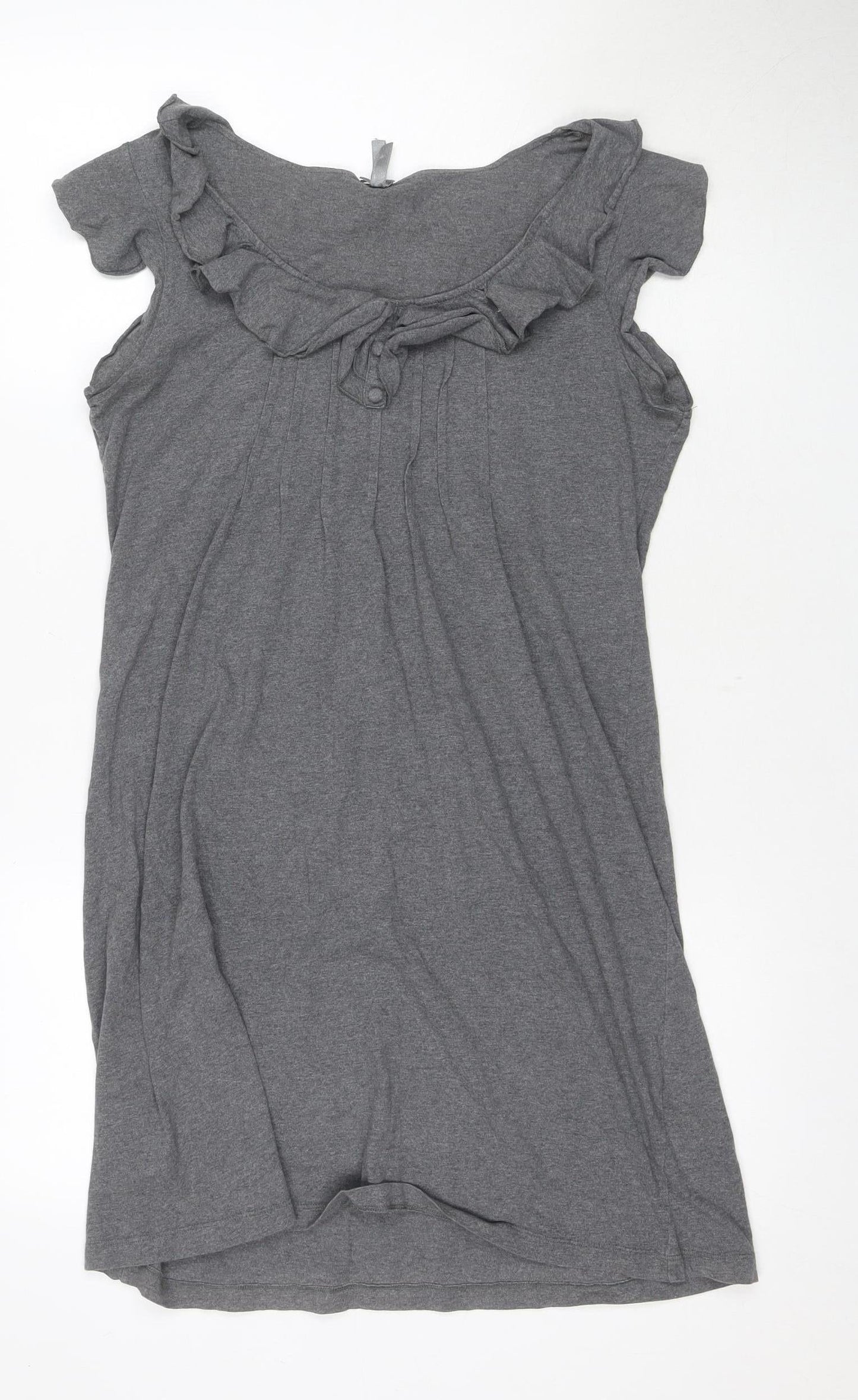 Womens UK Size 12 NEXT Grey Basic T-Shirt