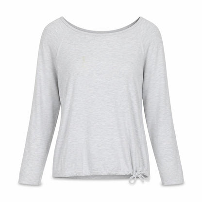 Womens UK Size 12 NEXT Grey Wrap T-Shirt