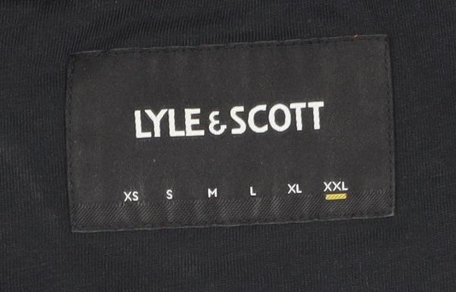 Lyle & Scott Men’s XL Black Crew Neck T-Shirt