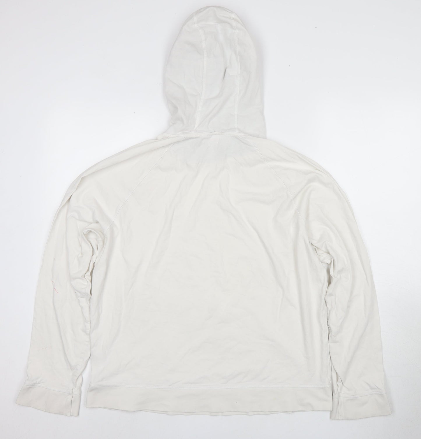 Mens UK Size L Burton White Pullover Hoodie