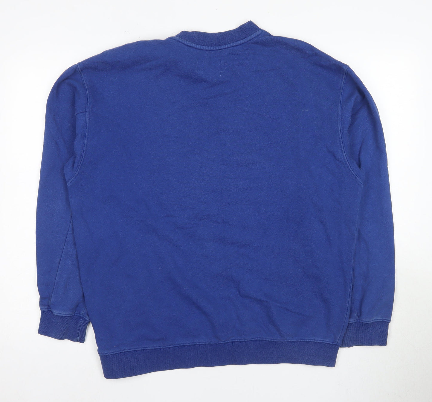 Kirsh Unisex Blue Pullover Sweatshirt M, Graphic Cherry Design