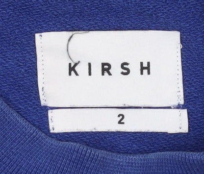 Kirsh Unisex Blue Pullover Sweatshirt M, Graphic Cherry Design