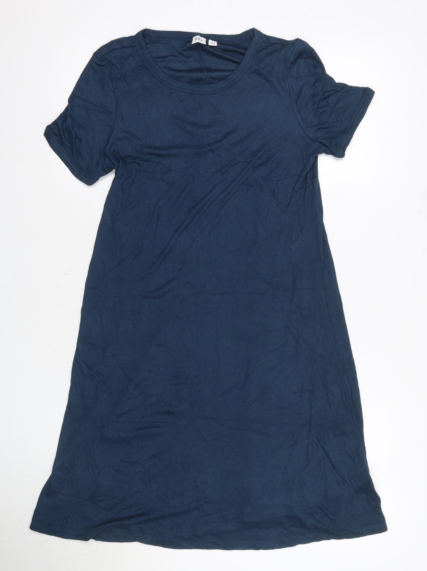 GAP Women's Blue T-Shirt Dress, Size S, Summer Casual