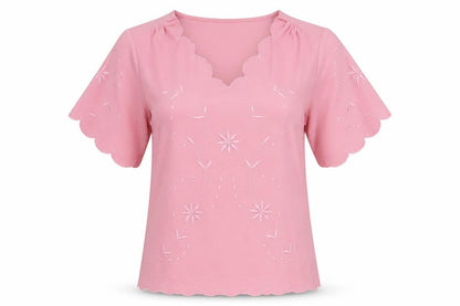 Womens UK Size 10 Cotton Traders Pink  Blouse