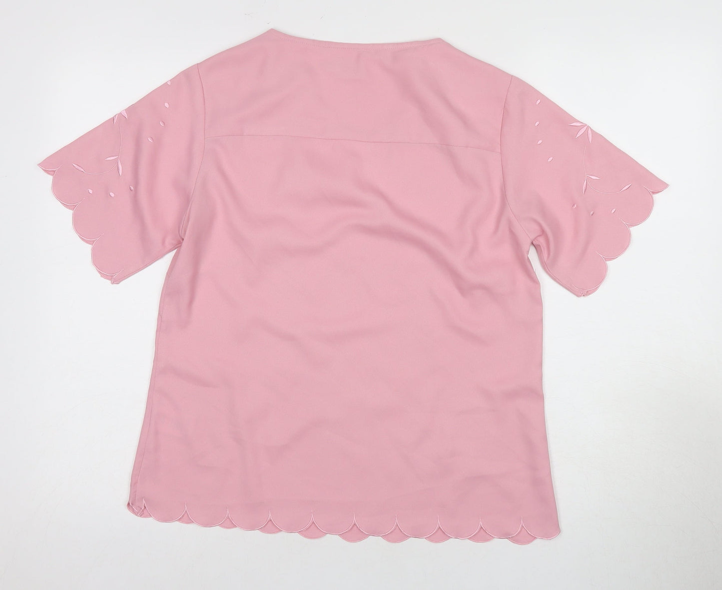 Womens UK Size 10 Cotton Traders Pink  Blouse