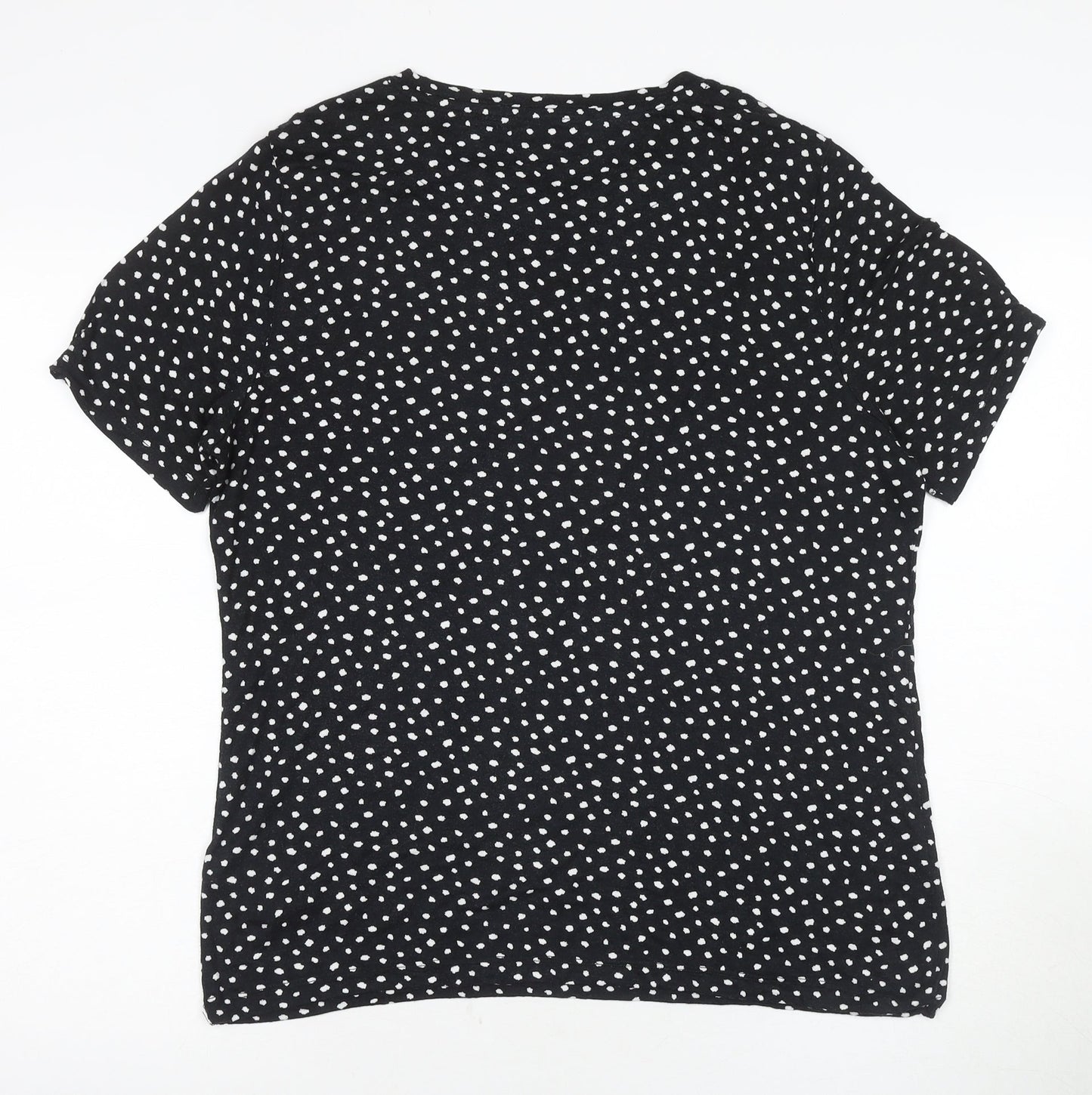 Womens UK Size 18 Marks and Spencer Black Basic T-Shirt