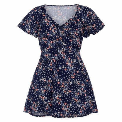 Oasis Women's Multicoloured Floral A-Line Dress M
