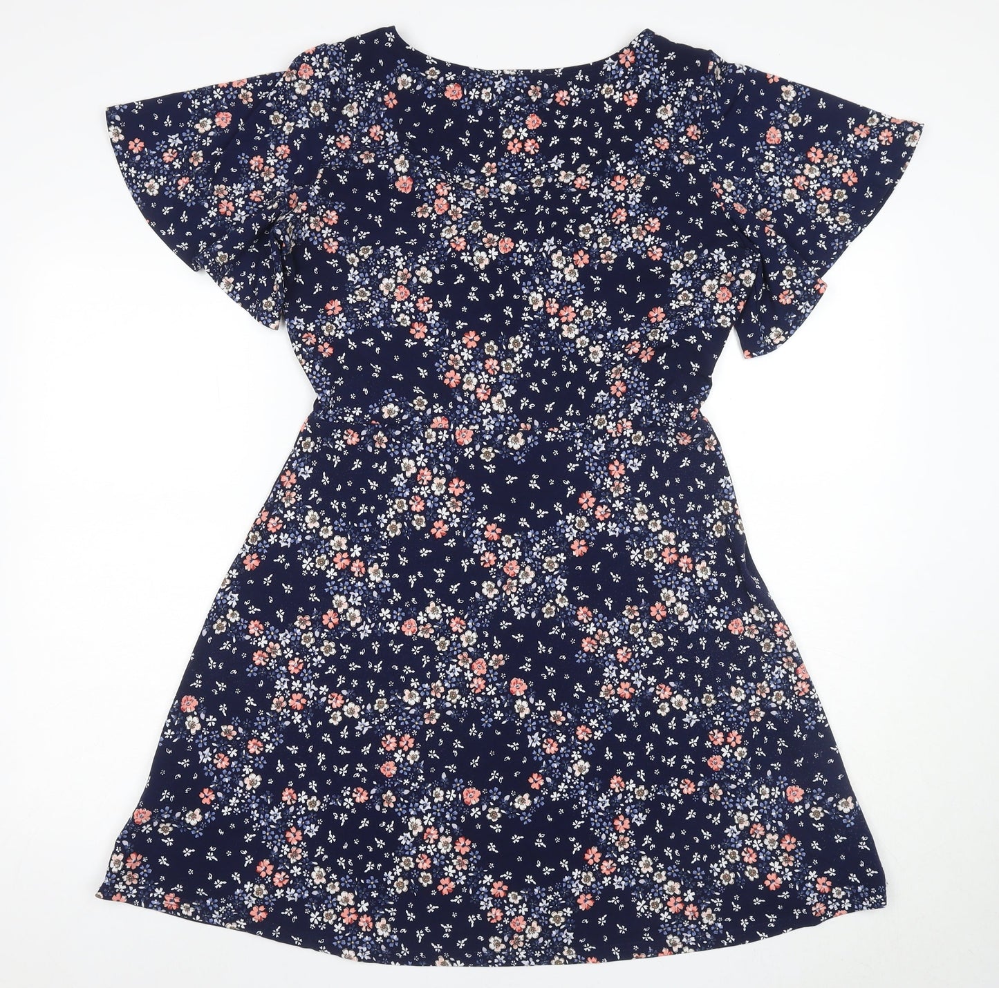 Oasis Women's Multicoloured Floral A-Line Dress M