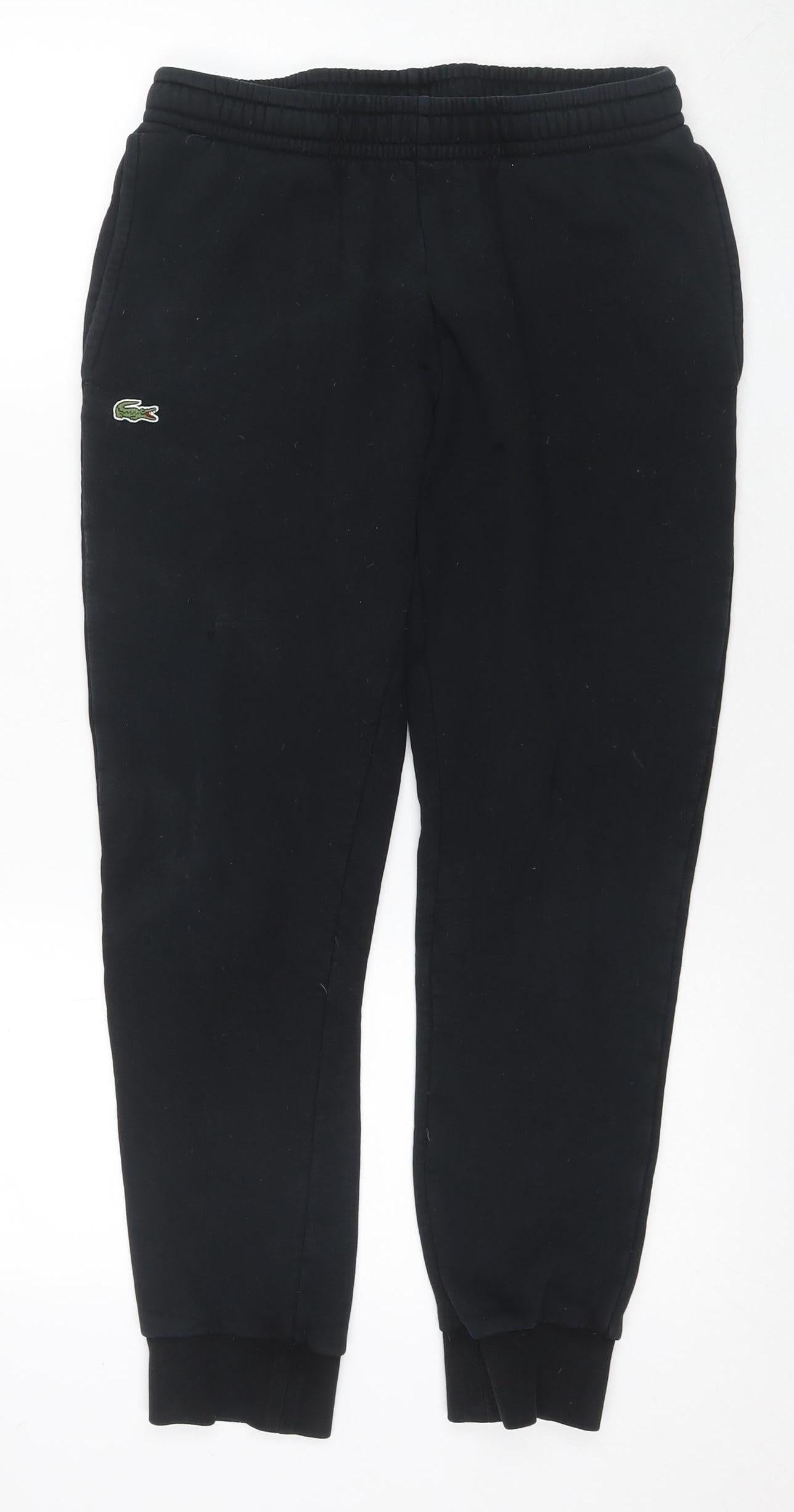 Lacoste Men's Black Jogger Trousers - Small