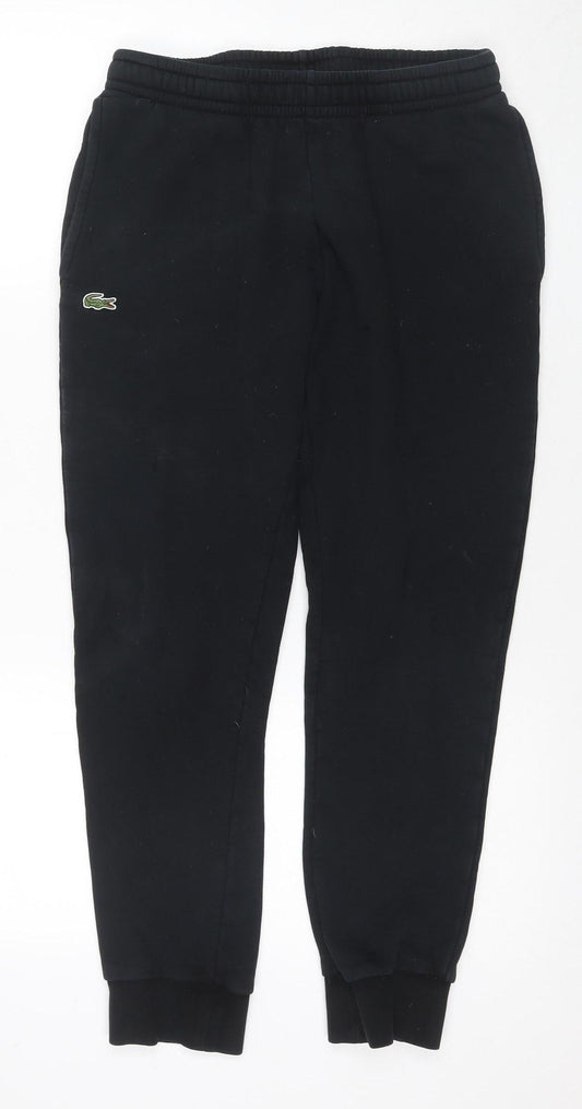 Lacoste Men's Black Jogger Trousers - Small