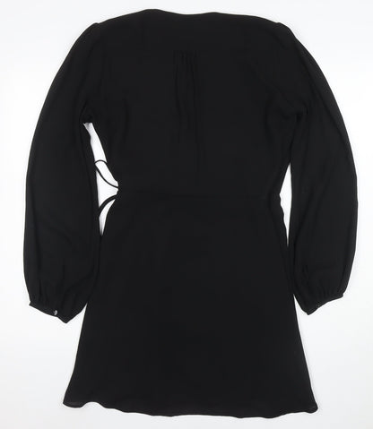 ASOS Black Wrap Dress - Size 12 - Women's Party Wear