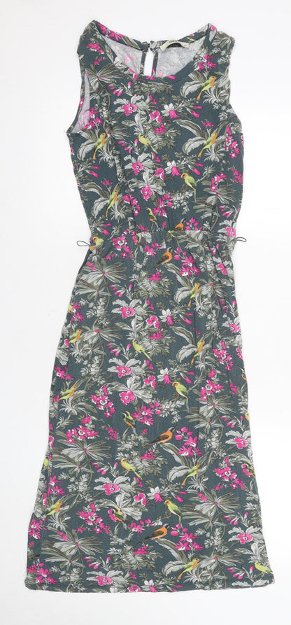 Oasis Women's Floral Dress XS Multicoloured
