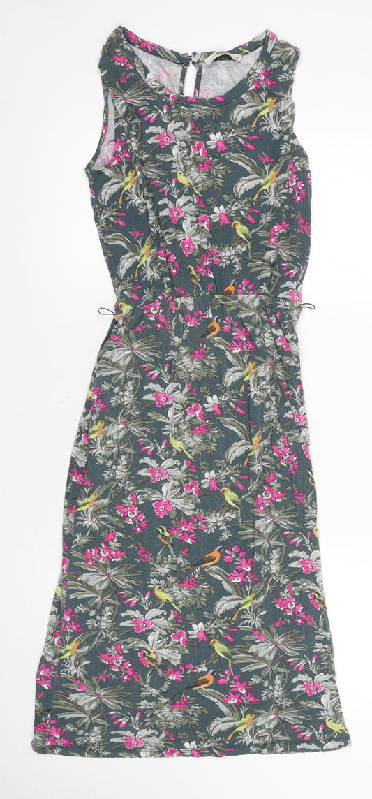 Oasis Women's Floral Dress XS Multicoloured