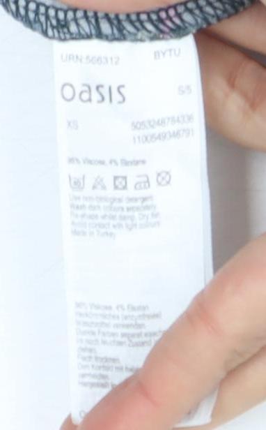 Oasis Women's Floral Dress XS Multicoloured