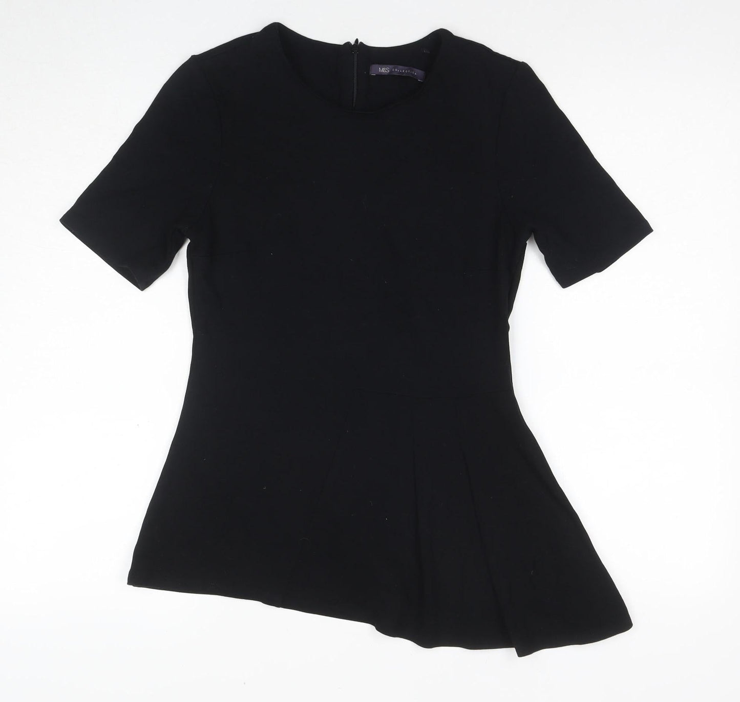 Womens UK Size 8 Marks and Spencer Black  T-Shirt