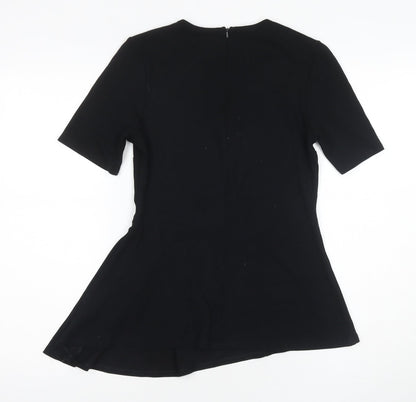 Womens UK Size 8 Marks and Spencer Black  T-Shirt