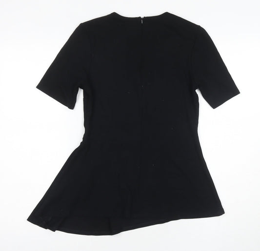Womens UK Size 8 Marks and Spencer Black  T-Shirt