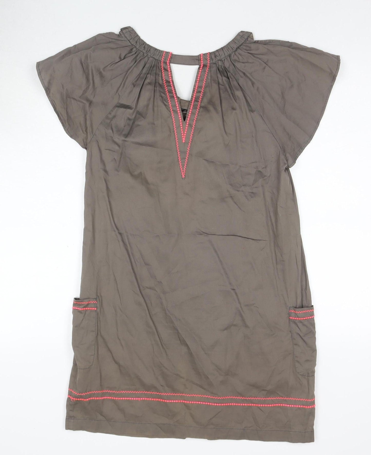 French Connection Women's Brown Size 10 Shift Dress