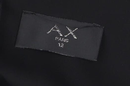 AX Women's Black Floral Slip Dress UK Size 12