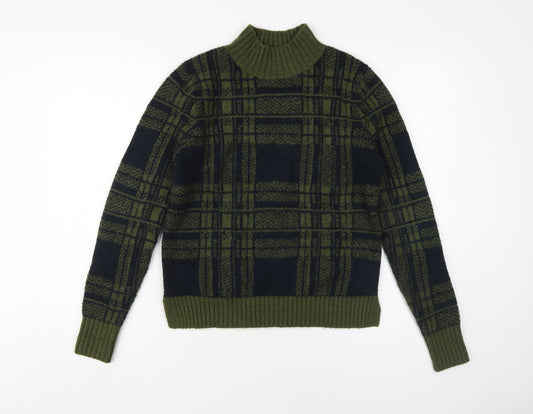Womens UK Size S Oasis Green Pullover Jumper