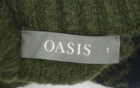 Womens UK Size S Oasis Green Pullover Jumper