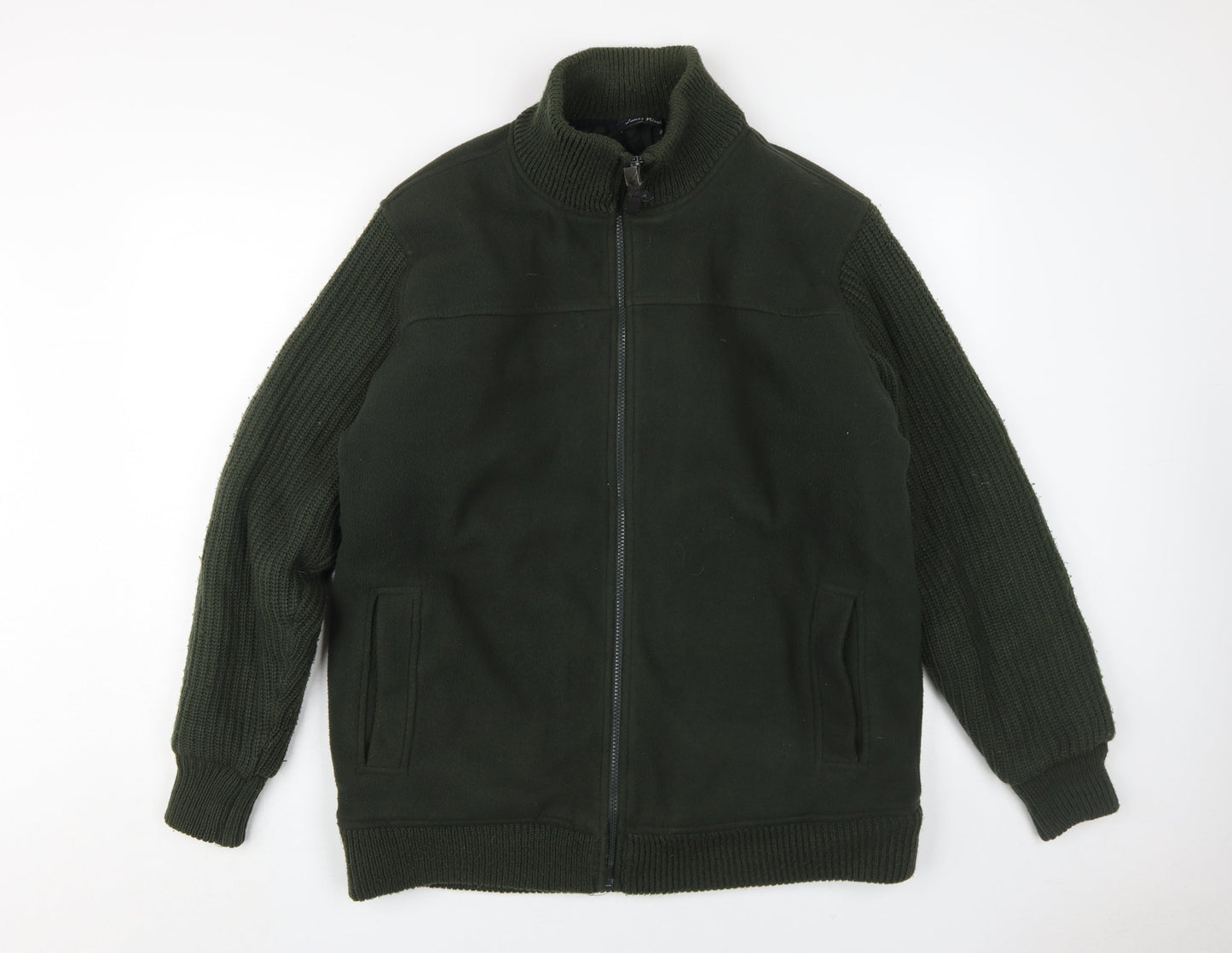 Mens UK Size M James Pringle Green Bomber Jacket