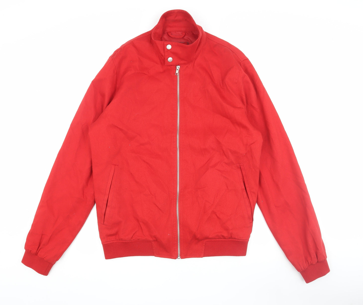 ASOS Red Bomber Jacket - Men's M Cotton