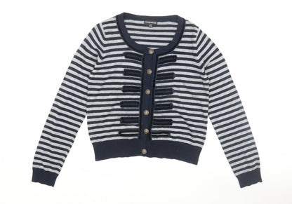 Womens UK Size 14 Warehouse Multicoloured Cardigan Jumper