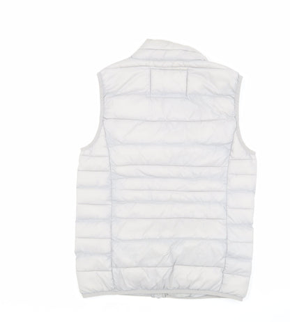 Puffa Women's Grey Puffer Waistcoat Size 8