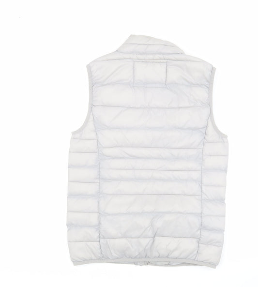 Puffa Women's Grey Puffer Waistcoat Size 8