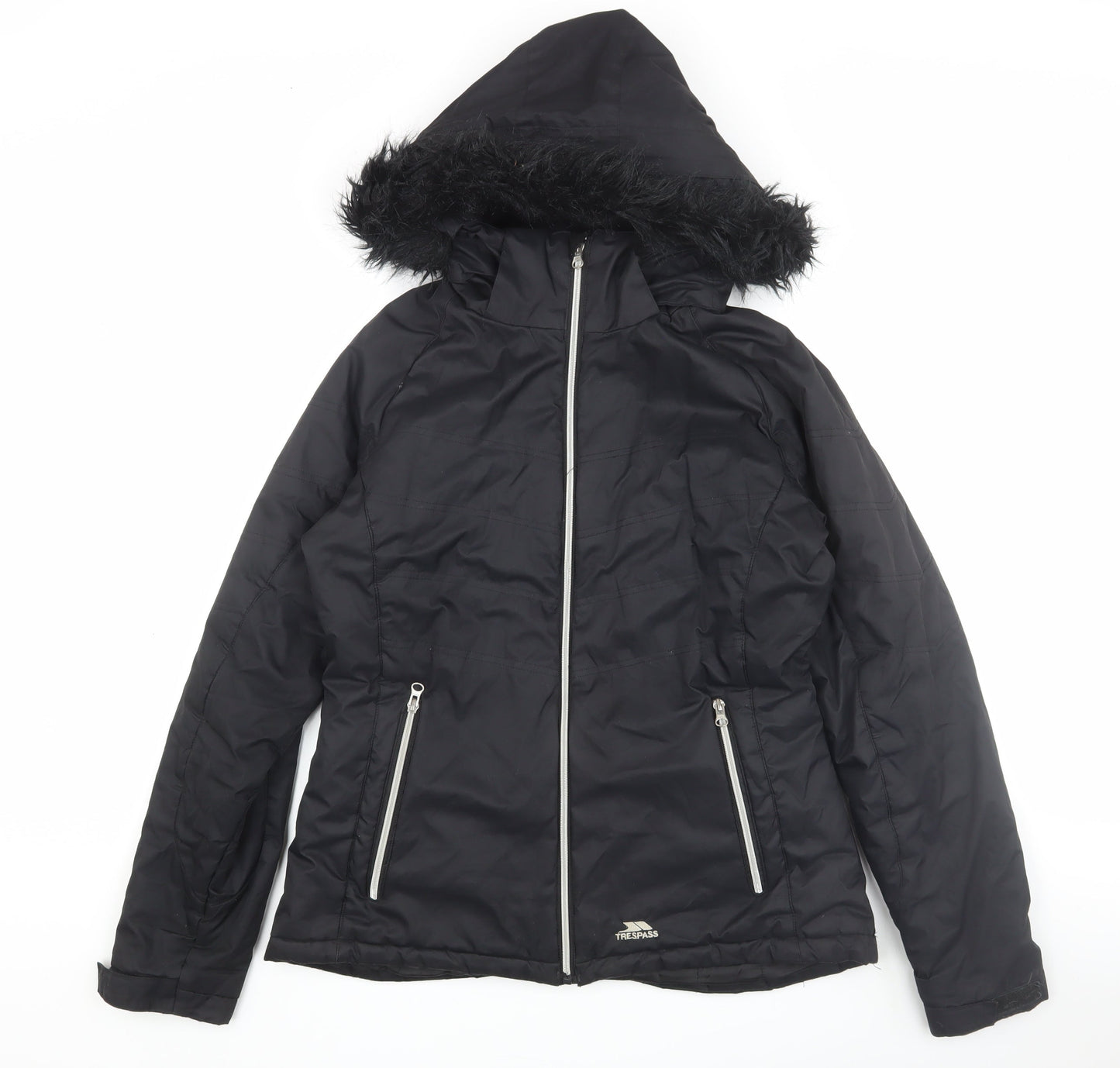 Womens UK Size L Trespass Black Puffer Jacket