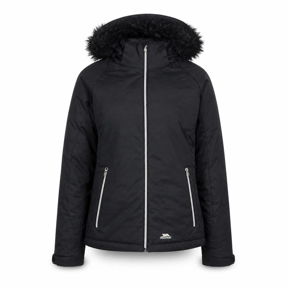 Womens UK Size L Trespass Black Puffer Jacket