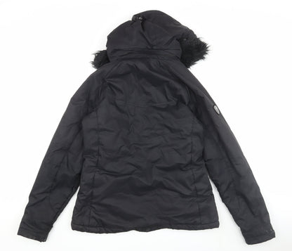 Womens UK Size L Trespass Black Puffer Jacket