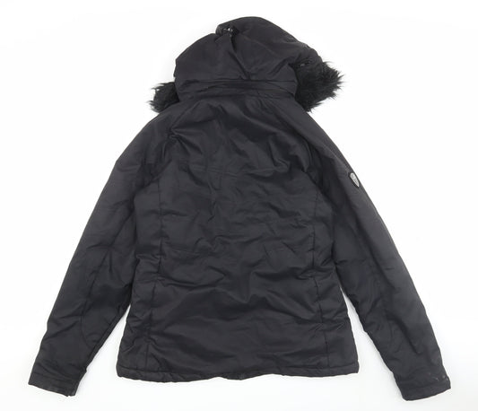 Womens UK Size L Trespass Black Puffer Jacket