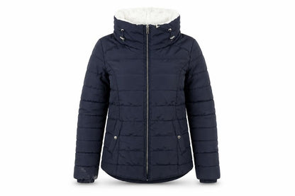 Dorothy Perkins Women's Blue Puffer Jacket Size 8 Winter Hooded