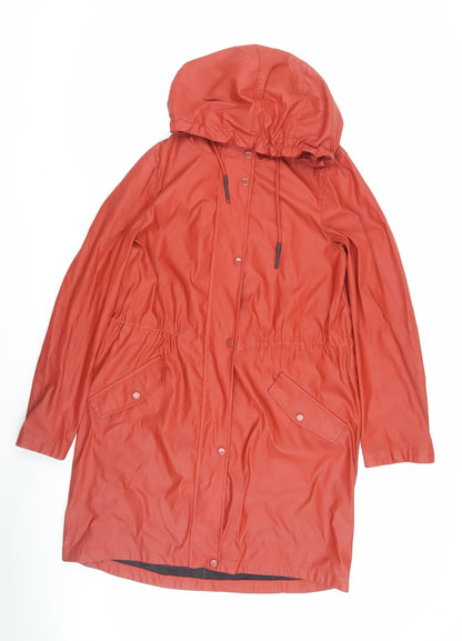 Womens UK Size M VERO MODA Red Parka Coat