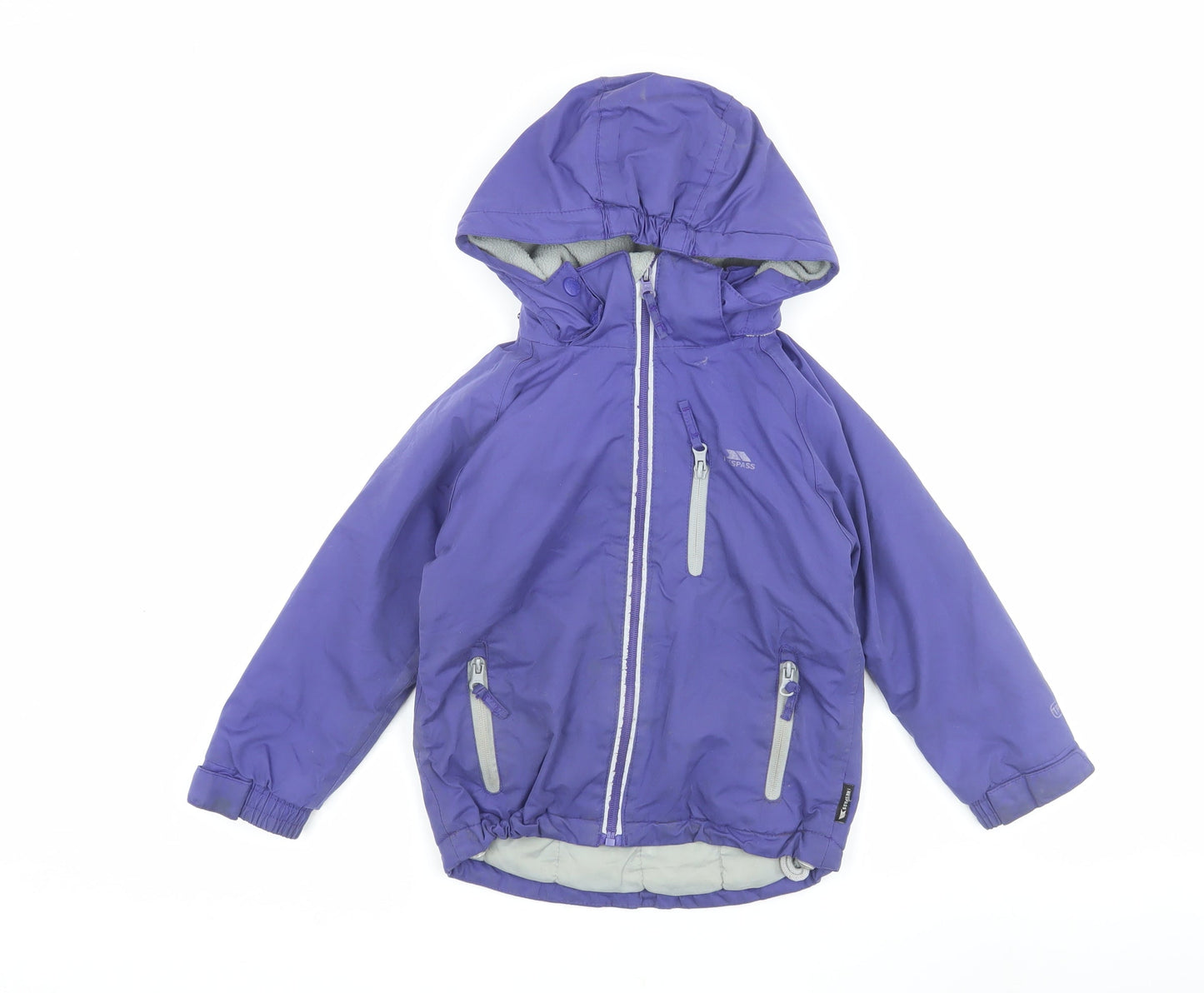 Trespass Girls Purple Puffer Jacket 2-3 Waterproof