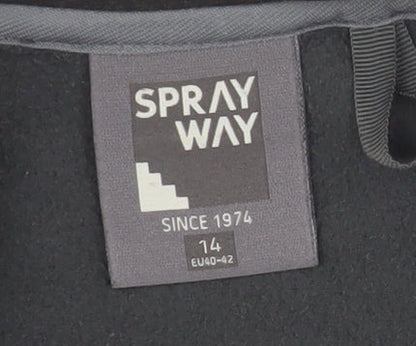 Womens UK Size 14 Sprayway Black Basic Jacket