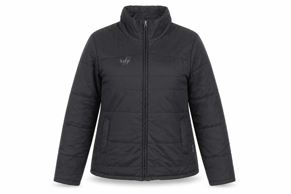 Womens UK Size 14 DECATHLON Black Puffer Jacket