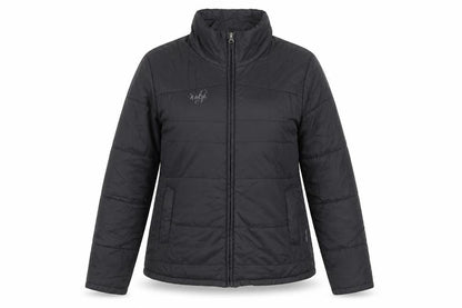 Womens UK Size 14 DECATHLON Black Puffer Jacket