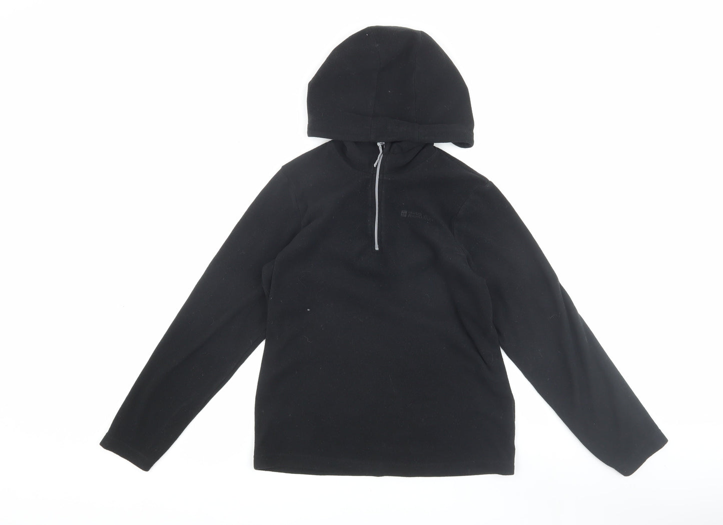Mountain Warehouse Boys Black Fleece Hoodie 11-12 Years