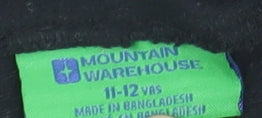 Mountain Warehouse Boys Black Fleece Hoodie 11-12 Years