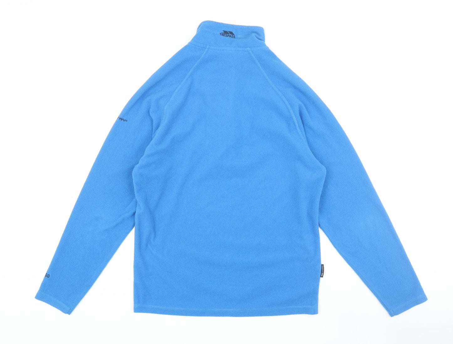 Trespass Boys Blue XS Fleece Half Zip Sweatshirt