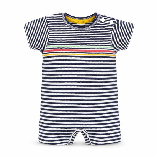 Jasper Conran Unisex Baby Blue Striped Babygrow 0-3 Months