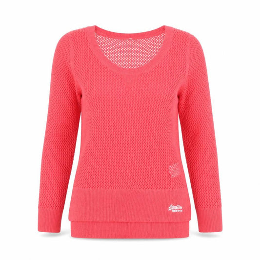 Womens UK Size XS Superdry Pink Pullover Jumper