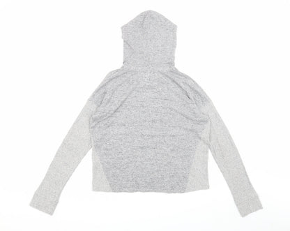Abercrombie & Fitch Girls Grey Pullover Hoodie, Size 13-14