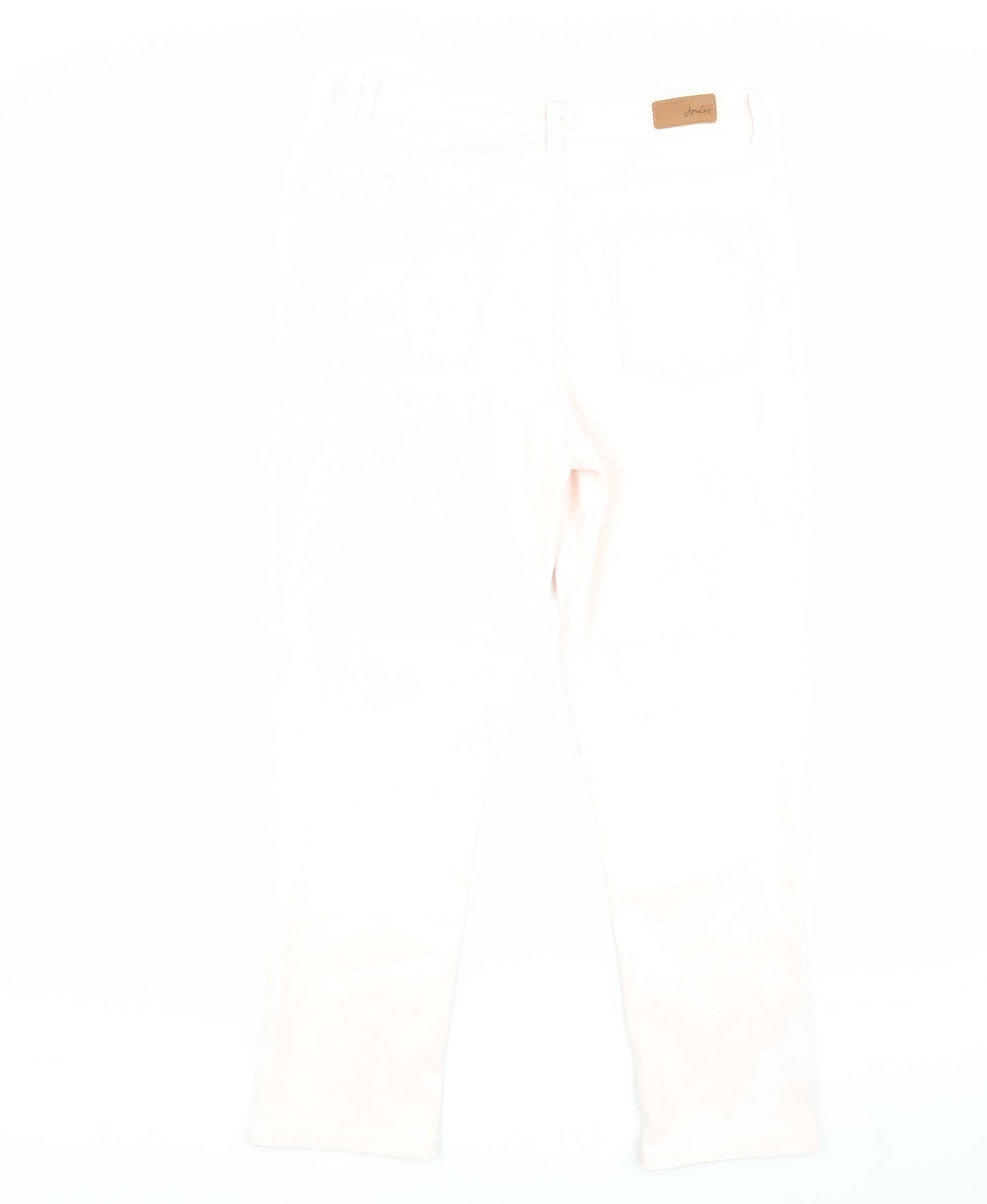 Womens UK Size 12 Joules Slim Fit Skinny Ivory Jeans
