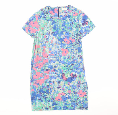Whistles Women’s Multicoloured Silk Shift Dress Size 8